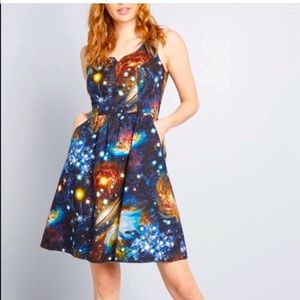 ModCloth Galaxy Dress with pockets